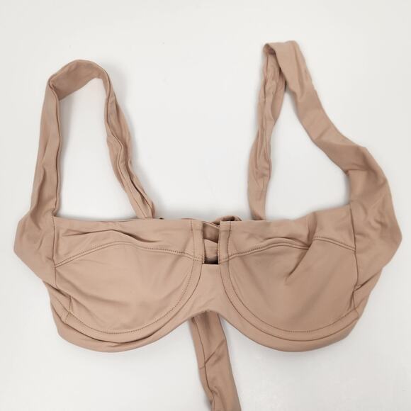 L*Space Camellia Bikini Top in Light Brown Size Small Underwire NWT - Picture 1 of 4